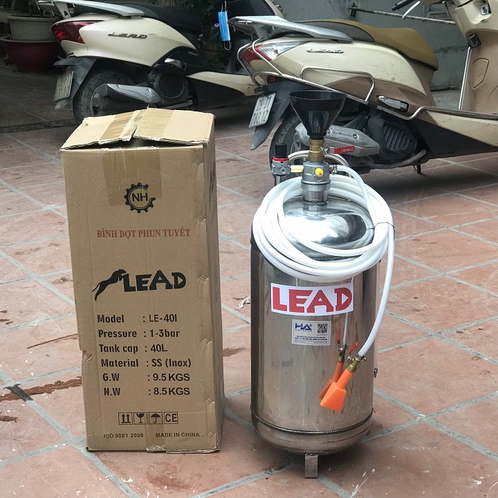 Bình Phun Bọt Tuyết Inox 40L LE-40I