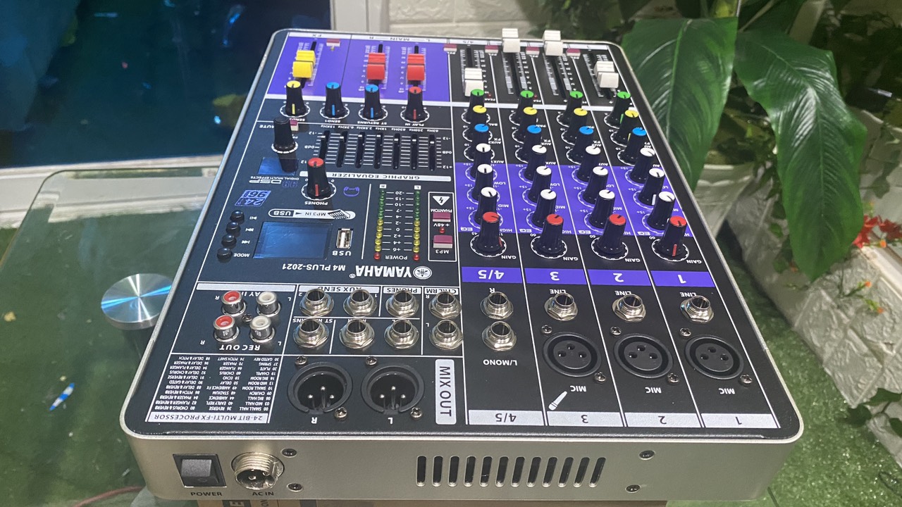 [HCM]Mixer Yamaha M4-99 PLUS hiệu ứng