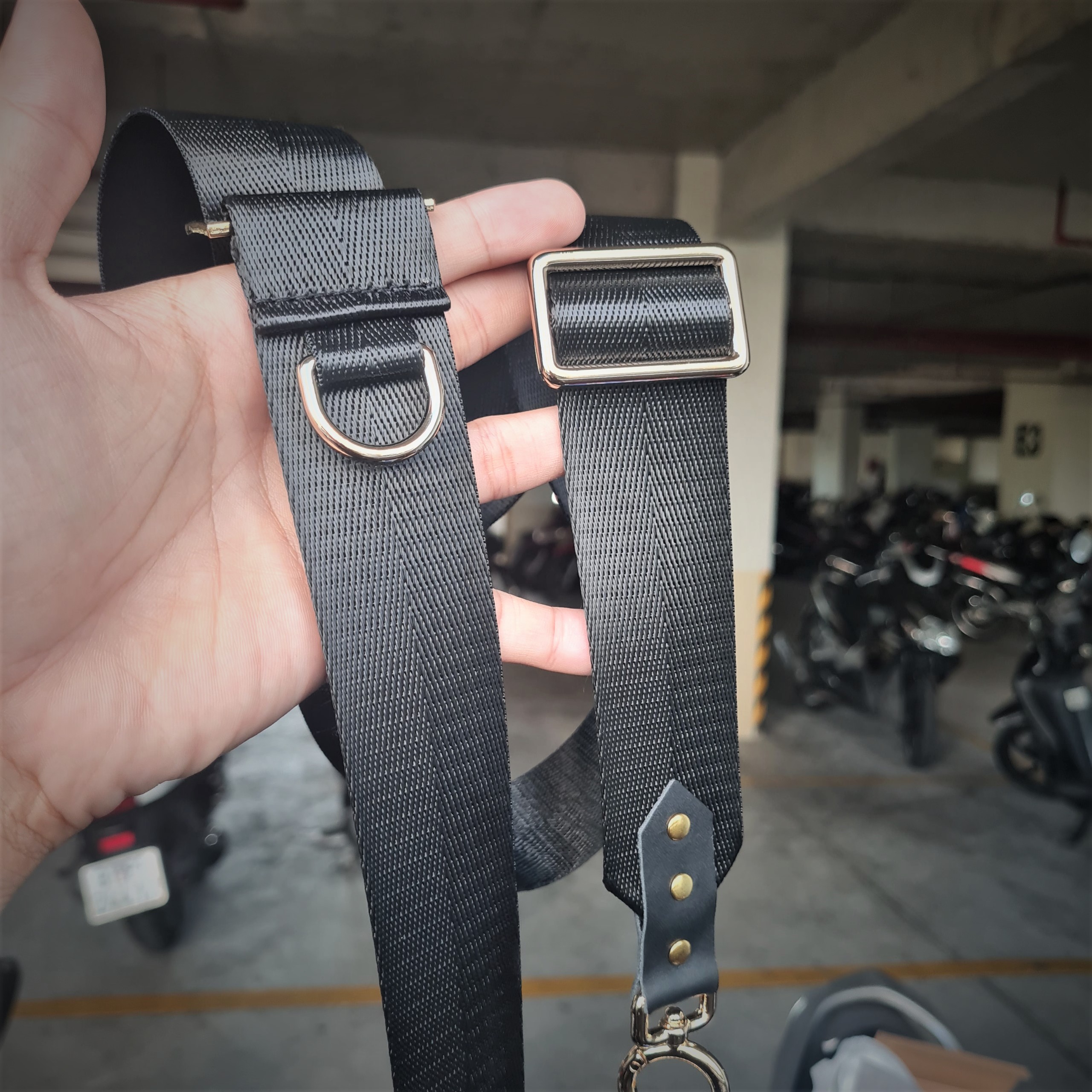 [CAO CẤP] Dây Đeo Chéo Poly Túi Xách Trơn Màu TKLV