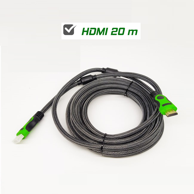 Cáp HDMI VSPTECH bọc dù chống nhiễu - hỗ trợ FullHD (đen) - Nhất Tín Computer