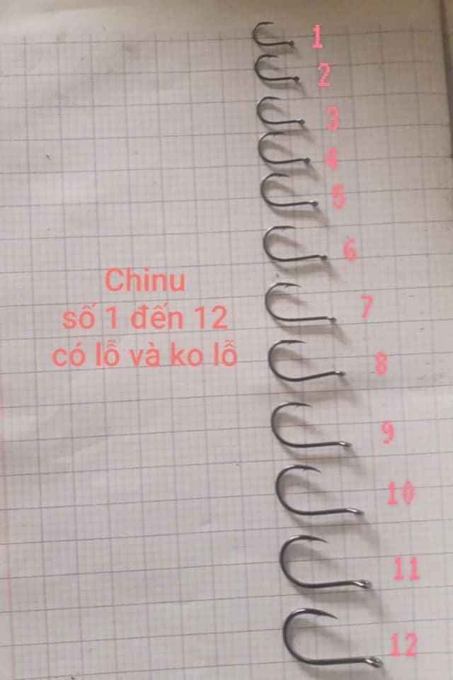 lưỡi câu cá chinu ring MGF