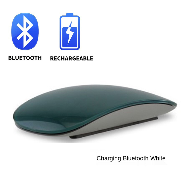 Wireless Bluetooth 5.0 Mouse Magic Rechargeable Ultra thin Laser Silent Arc Touch Mouse Ergonomic Portable Mice For Apple Mac PC
