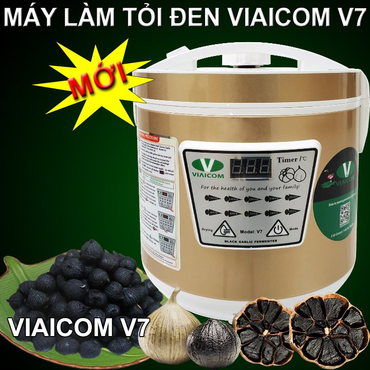 Máy làm tỏi đen viaicom v7 2 màu công nghệ nhật bản 2021
