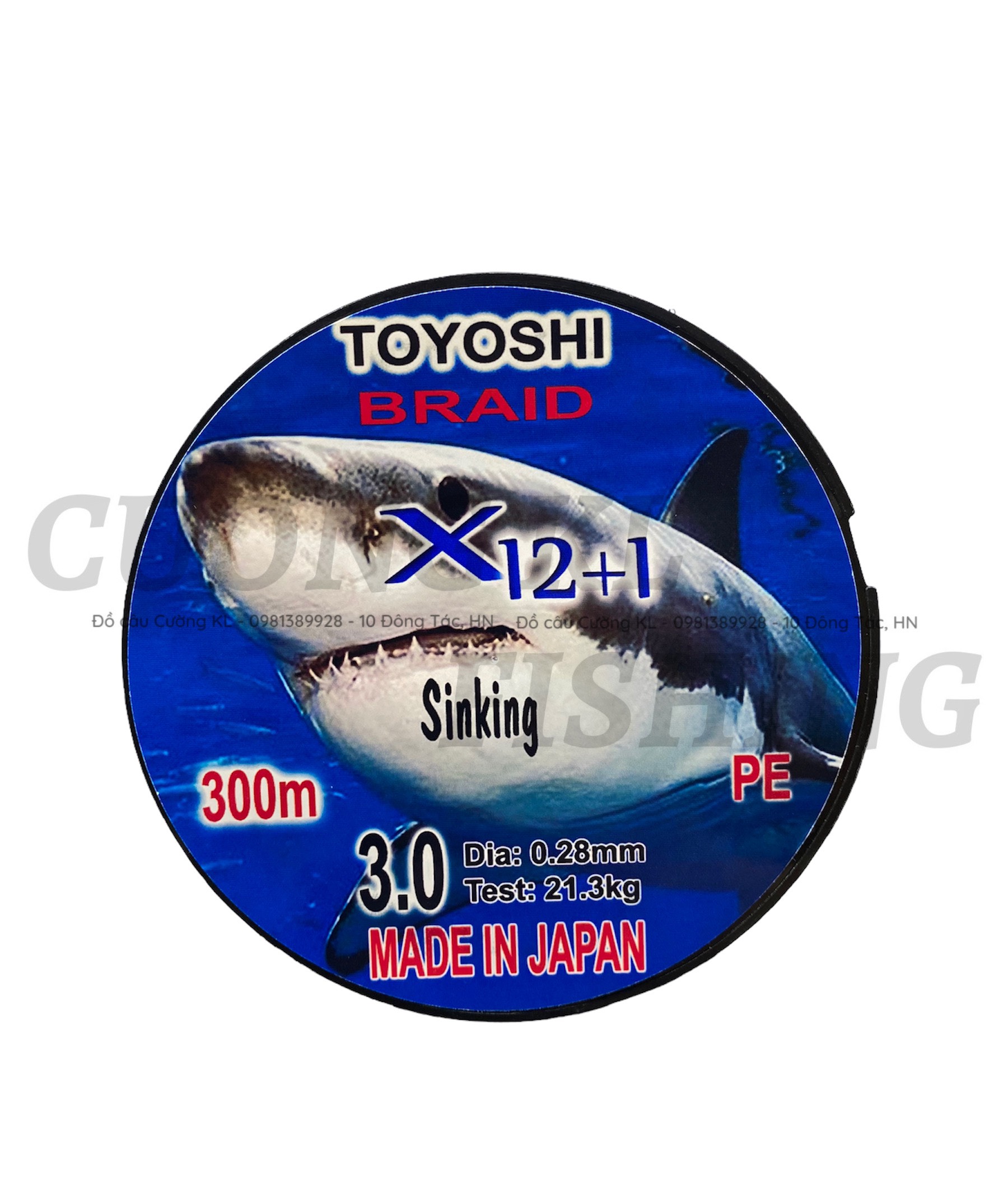 Dù chìm Toyoshi Cá Mập X12+1 Sinking 200m