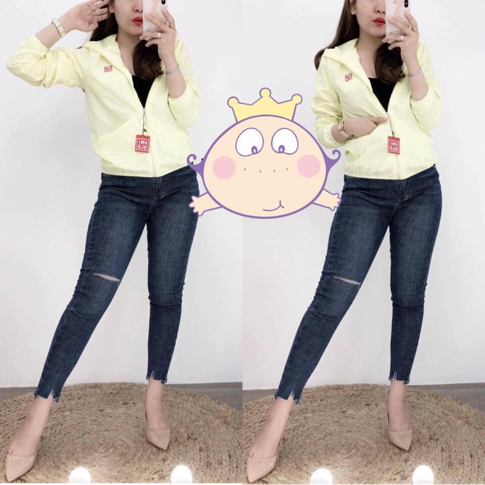 Áo khoác dù Uni VNXK (2 lớp chống nước )