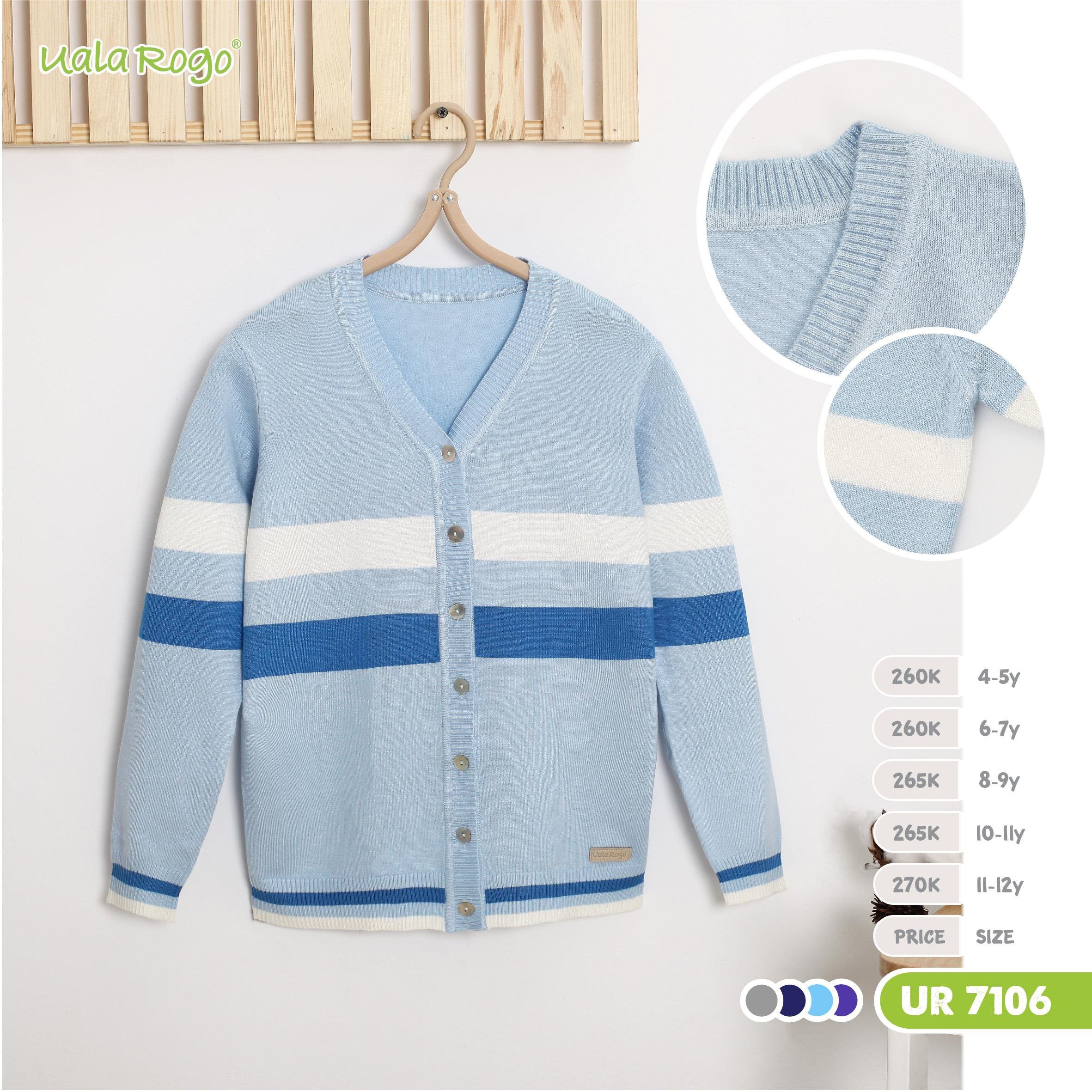 [Rẻ vô đich] Áo len cúc giữa kẻ Uala Rogo