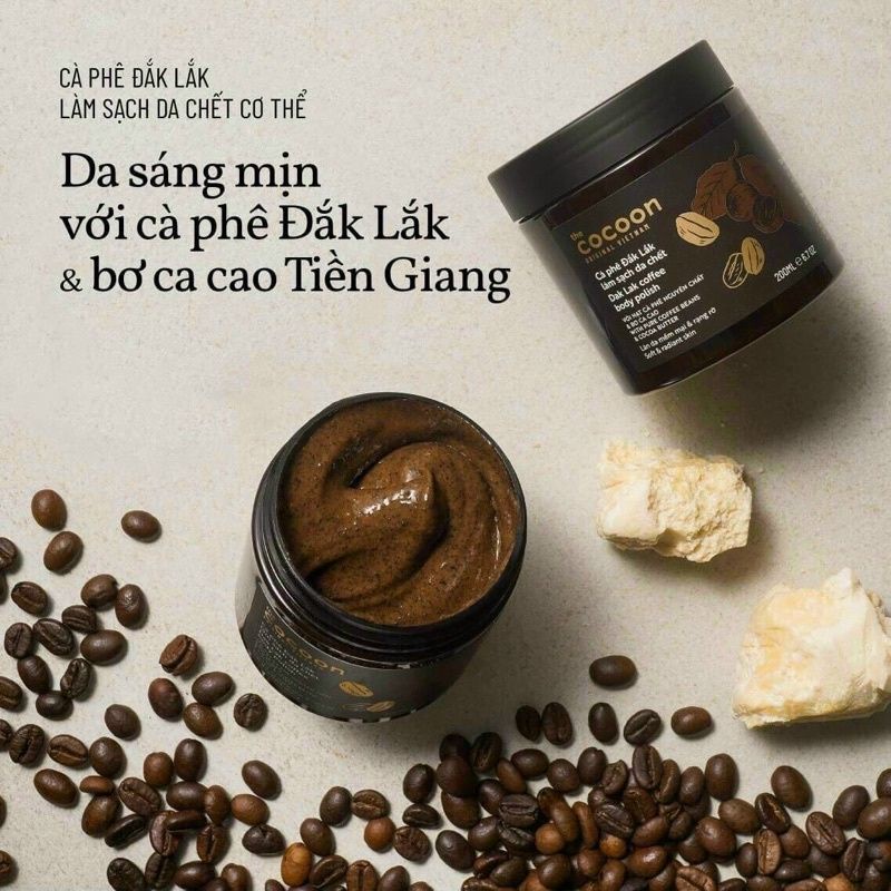 TẨY DA CHẾT COCOON CÀ PHÊ ĐẮK LẮK