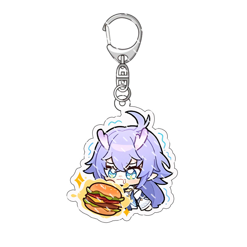 [91 mẫu] Móc khóa mica game Honkai: Star Rail - Chat Sticker ver [T69 Shop]