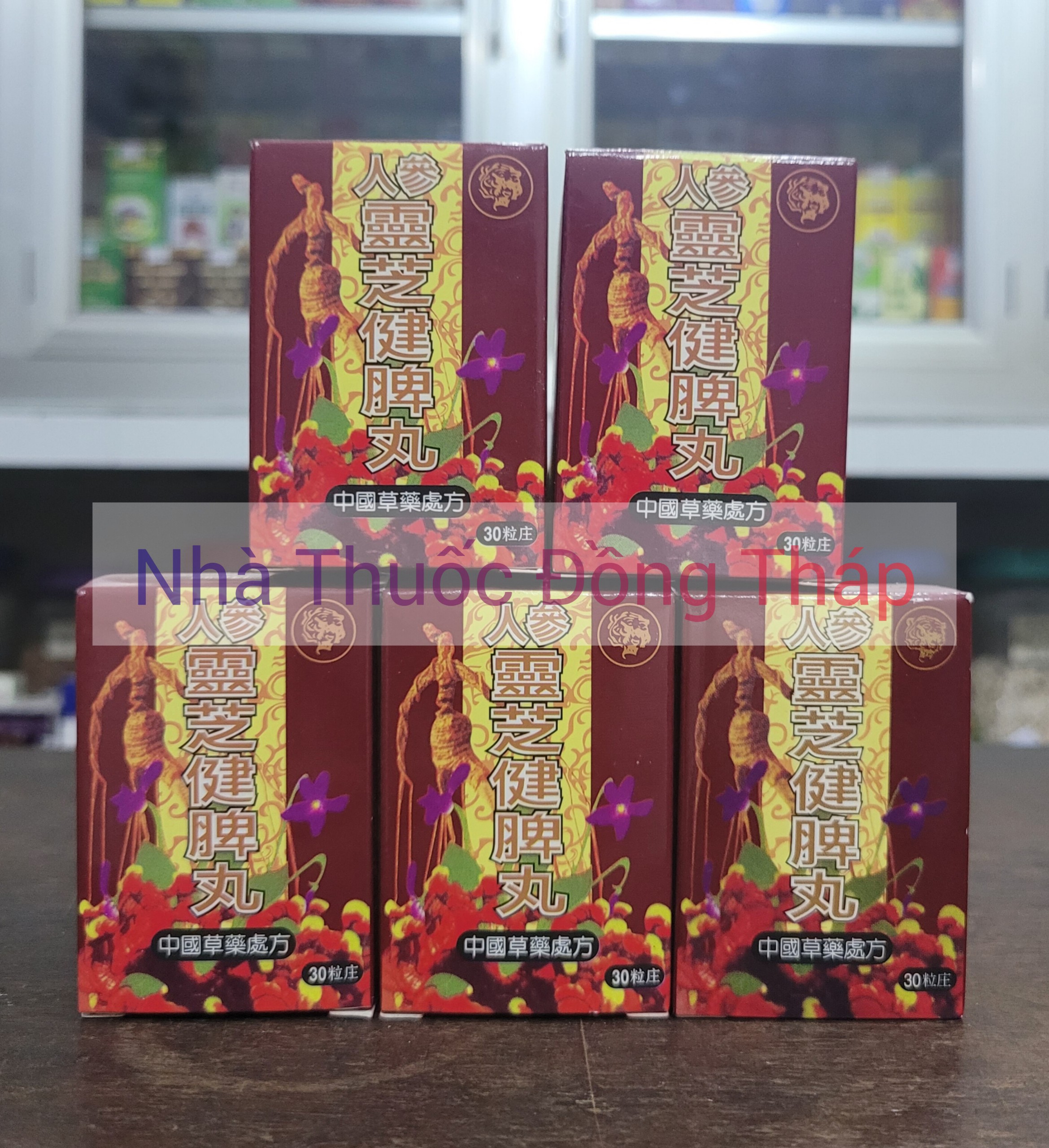 Nhân Sâm Linh Chi Kiện Tỳ Hoàn GINSENG GANODERMA LUCIDUM KIANPI PIL