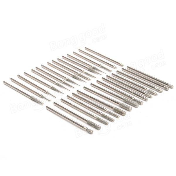 [HCM]Bộ 30 đầu điêu khắc chạm trổ (trục 3mm) dùng cho khoan đa năng mini cầm tay (như Dremel ACZ motor 775...) (DO120 TP) - Luân Air Models