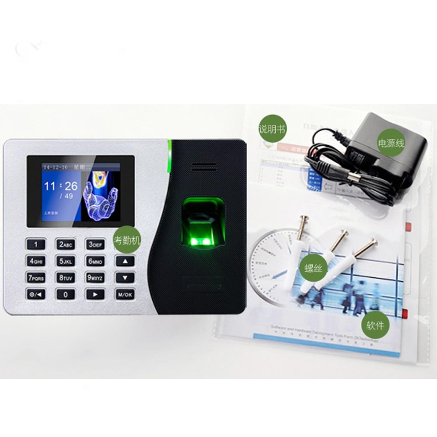 Máy Chấm Công vân tay ZKTeco K14 (PIN)