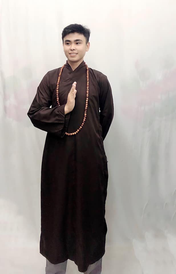 áo tràng vải silk - dành cho phật tử