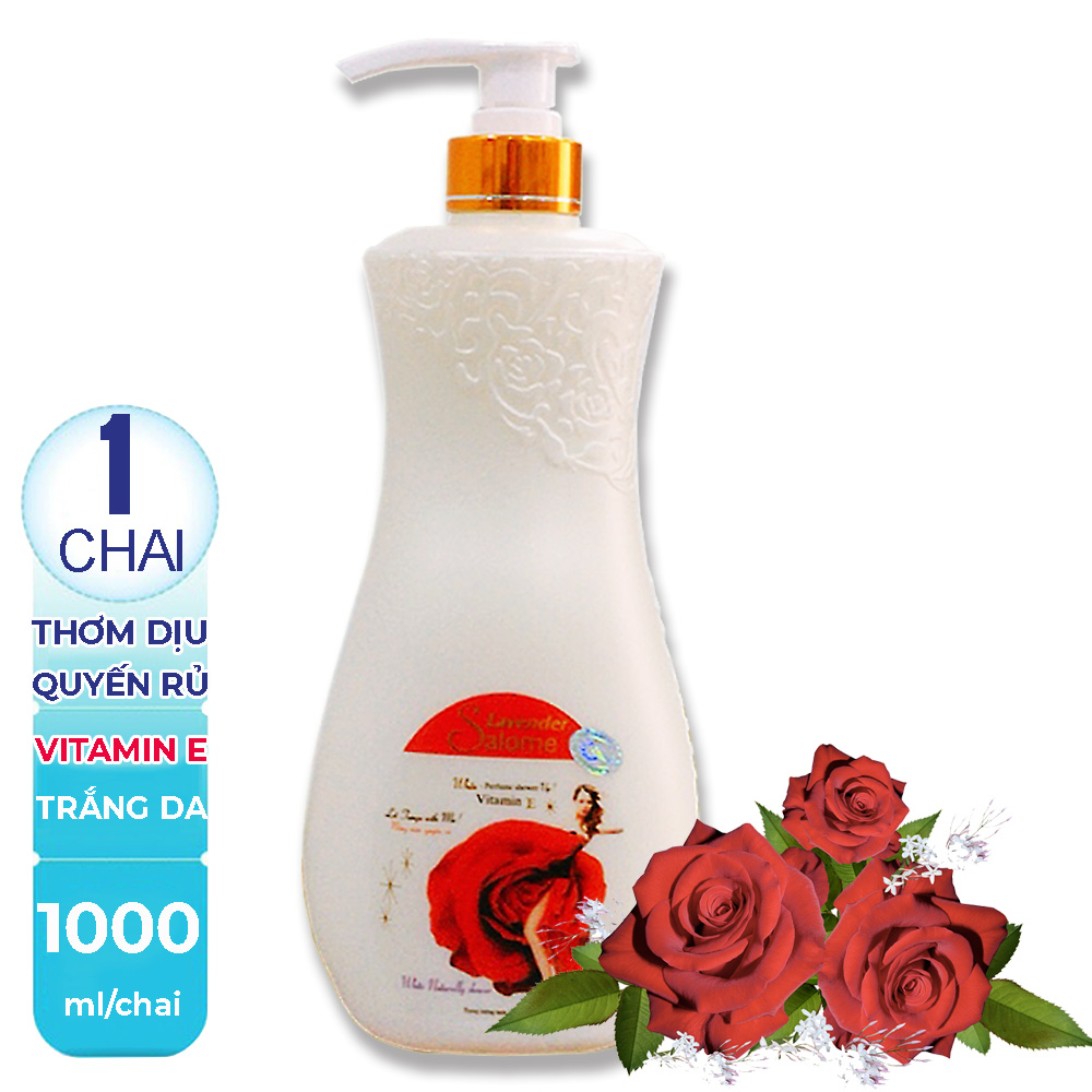 [HCM][DEAL MỚI - SIÊU THƠM TRẮNG DA CHỐNG TIA UV ] Sữa tắm trắng da Cao Cấp Salome Vitamin E xuất Pháp chai khổng lồ 1000ml HSD đến tháng 36 tháng-[ 12.12 Hot Deals ]