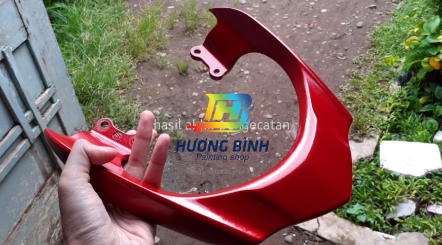 Sơn xịt samurai màu đỏ yamaha - 1108 với bóng k1k