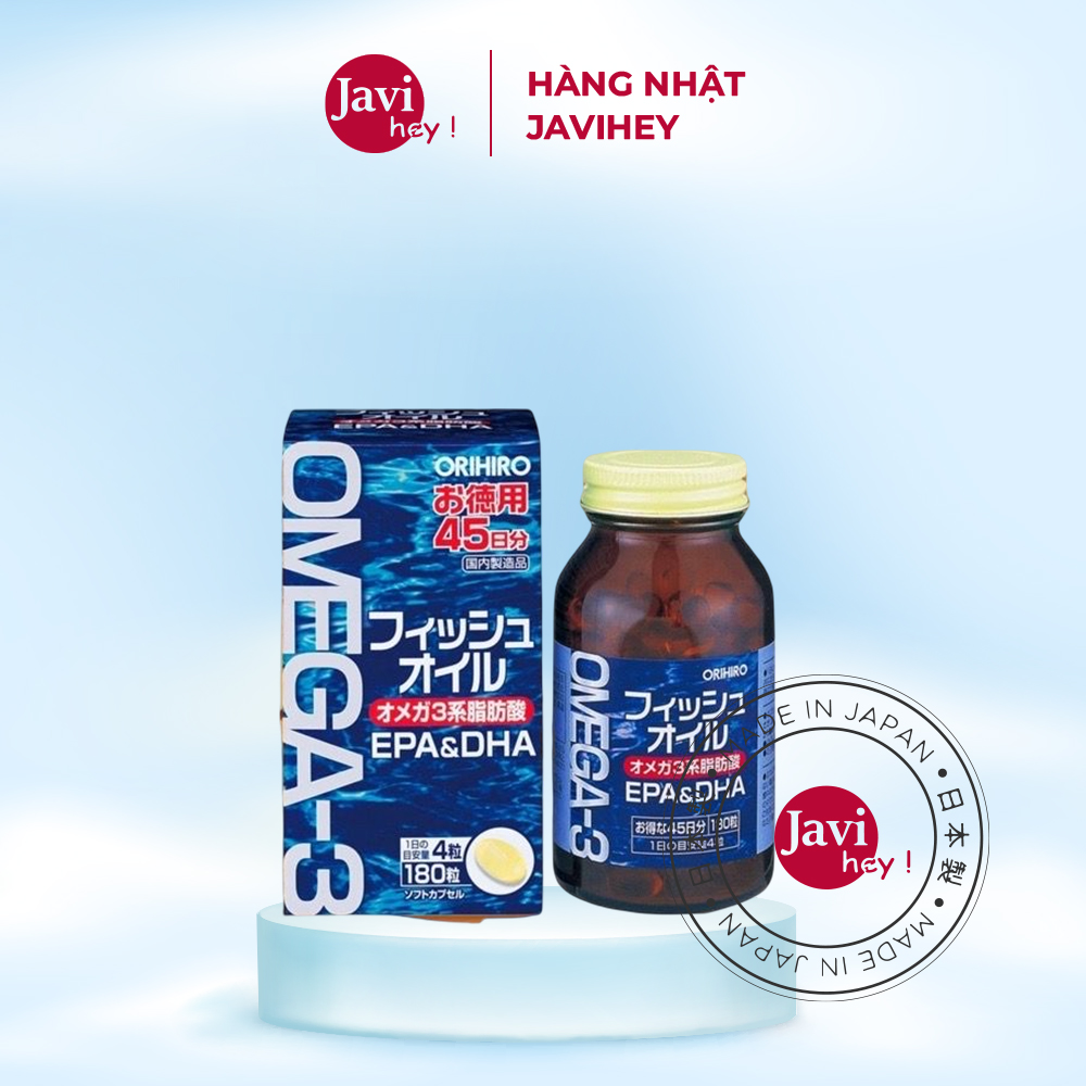 Dầu cá omega 3 orihiro fish oil nhật bản, dầu cá omega 3 orihiro nhật bản