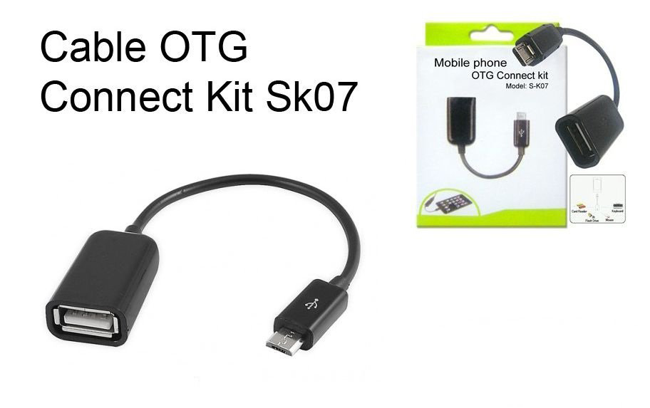 [Xả Kho 300 Cái] Cáp Kết Nối Otg S-K07 Cổng Micro USB Ra USB