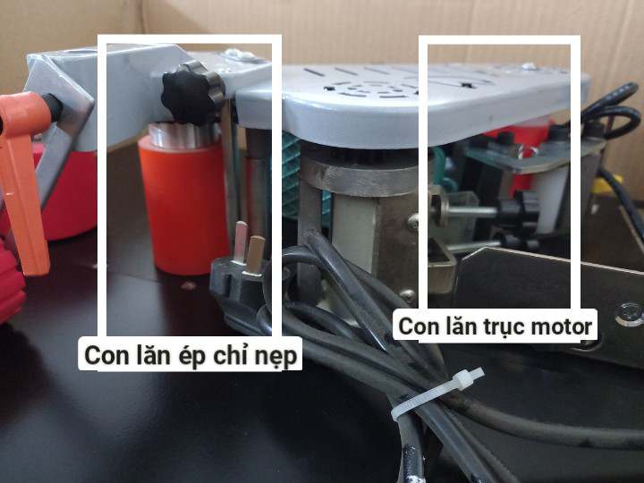 Con lăn chỉ nẹp máy dán cạnh mini