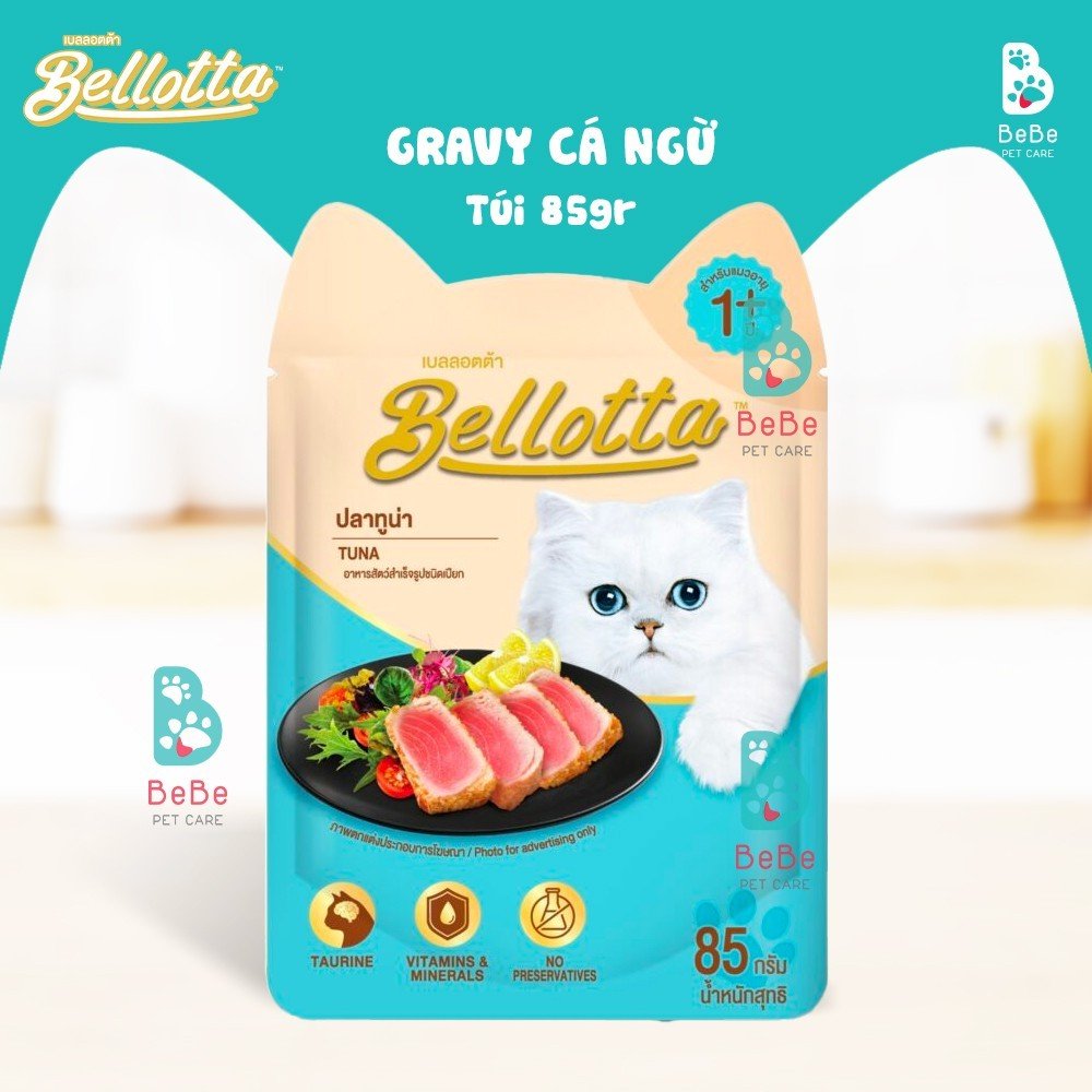 Pate BELLOTTA Từ Thịt Tươi Dinh Dưỡng Cho Mèo Mọi Lứa Tuổi