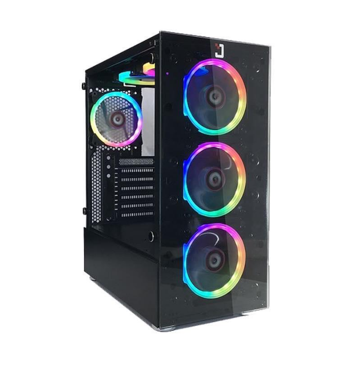 Thùng Máy Tính Case VSP V3-607 2 Mặt Kính Cường Lực (Chưa Bao Gồm Fan)