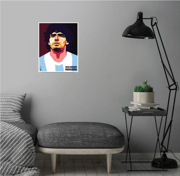 Tranh treo tường Maradona
