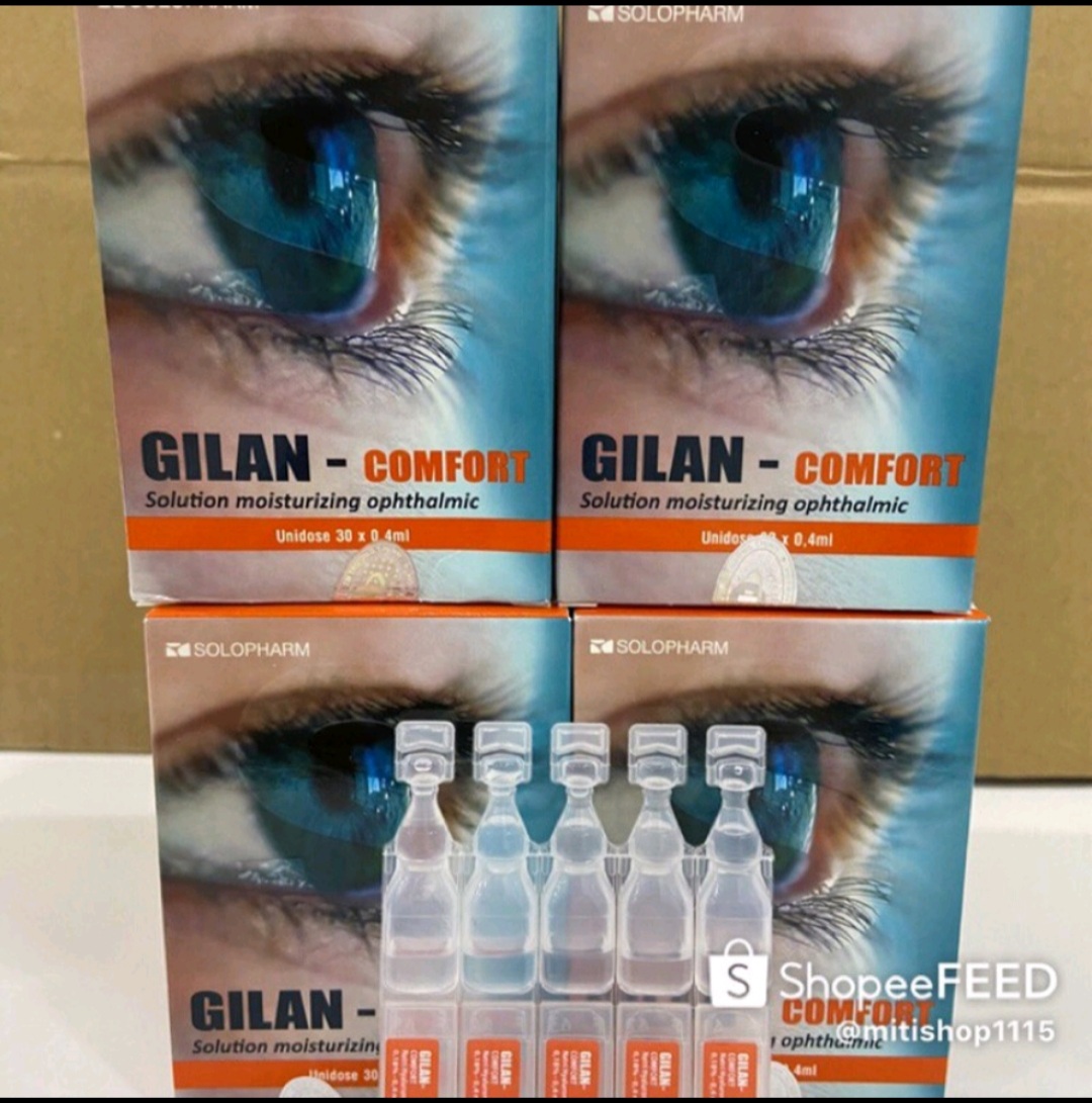 [Free ship + Quà Tặng] Dung dịch nhỏ mắt Gilan Ultra Comfort 0.3% (Hộp 30x0.4ml)