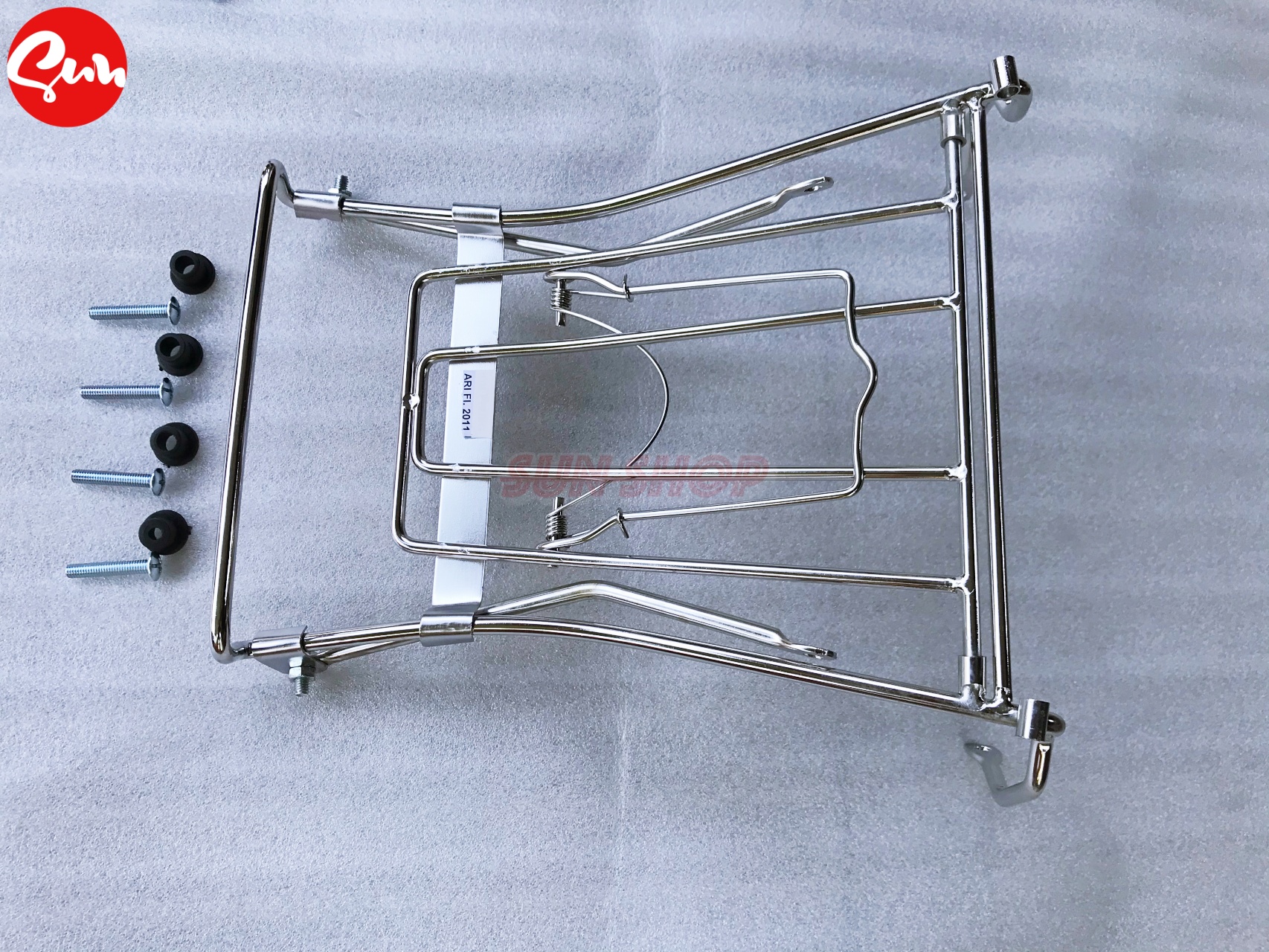 BAGA BỬNG AIR BLADE 2011 - 2013 INOX DÀY, MỎNG ( AB ĐẦU BÒ)