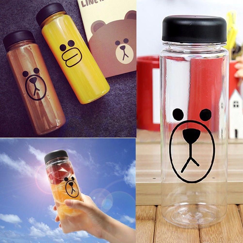 PINGZ 500ML Portable Clear My Bottle Sport Plastic Fruit Juice Water Cup Travel Bottle