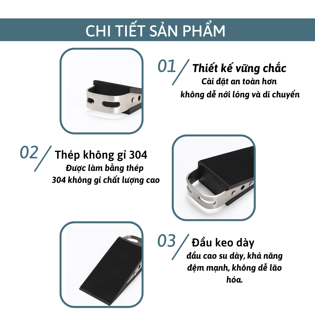 Miếng chèn khe cửa bằng cao su, chặn khe cửa EASYBUY