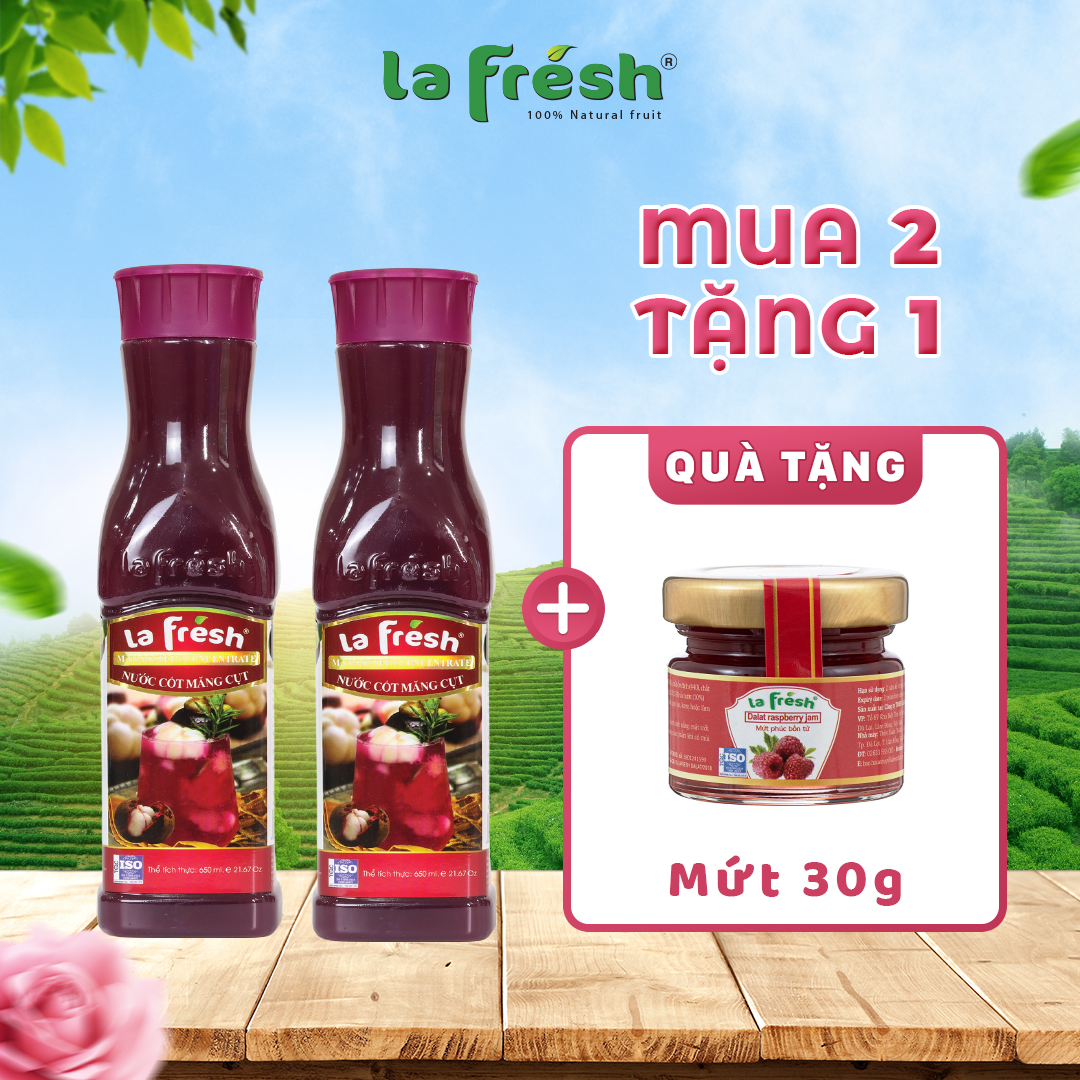 Nước Cốt Măng Cụt Lafresh Đà Lạt Chai 650ml