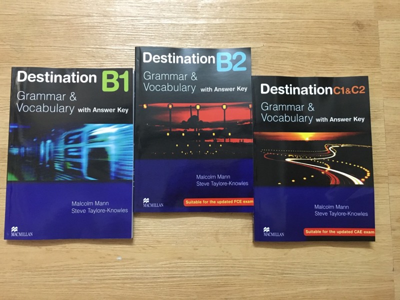 Destination B1, B2, C1&C2 (Vocabulary and Grammar with Answer Key) –Com bo 3 cuốn (Gia công như hình)