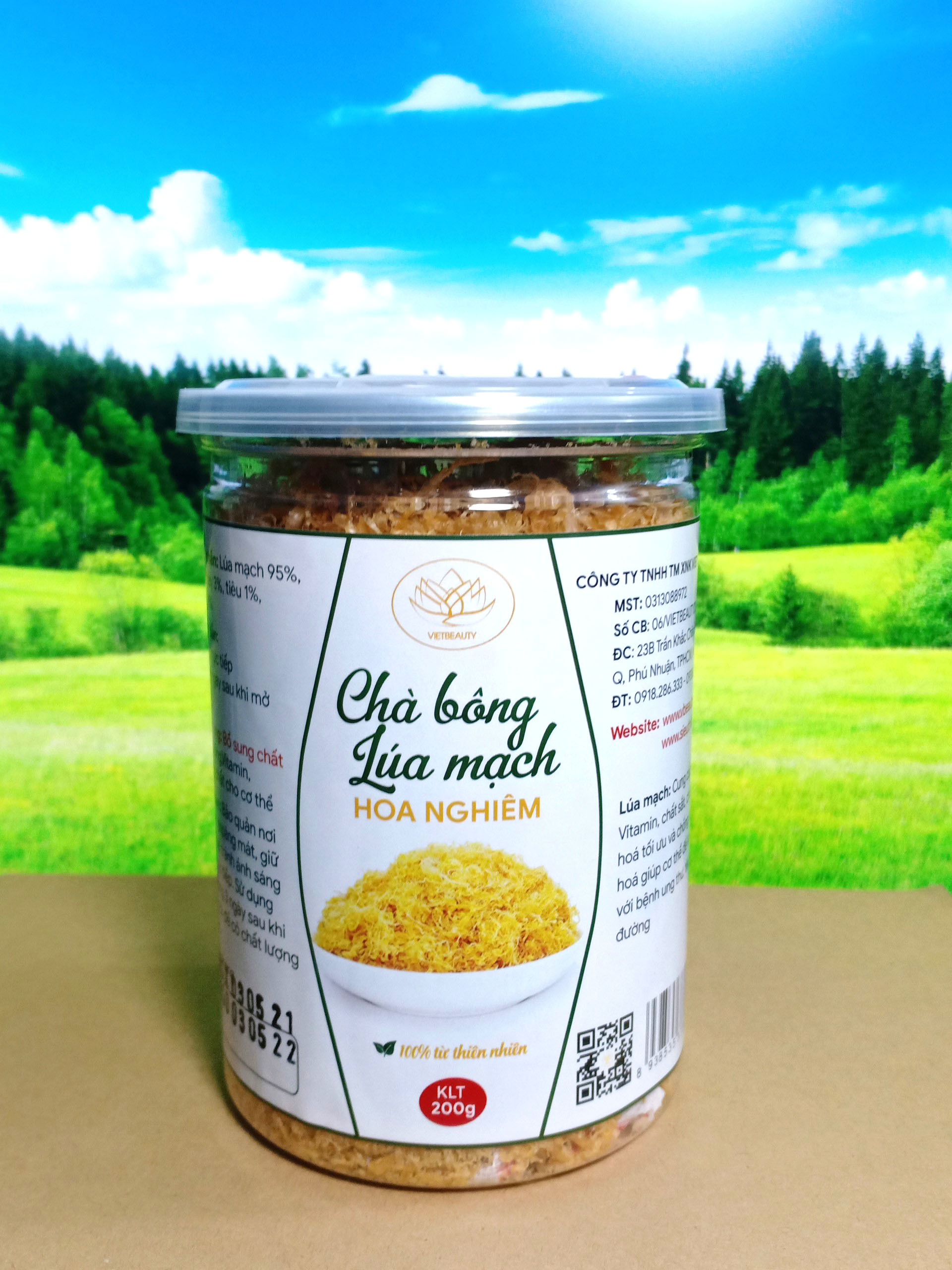 CHÀ BÔNG LÚA MẠCH HOA NGHIÊM 200GR