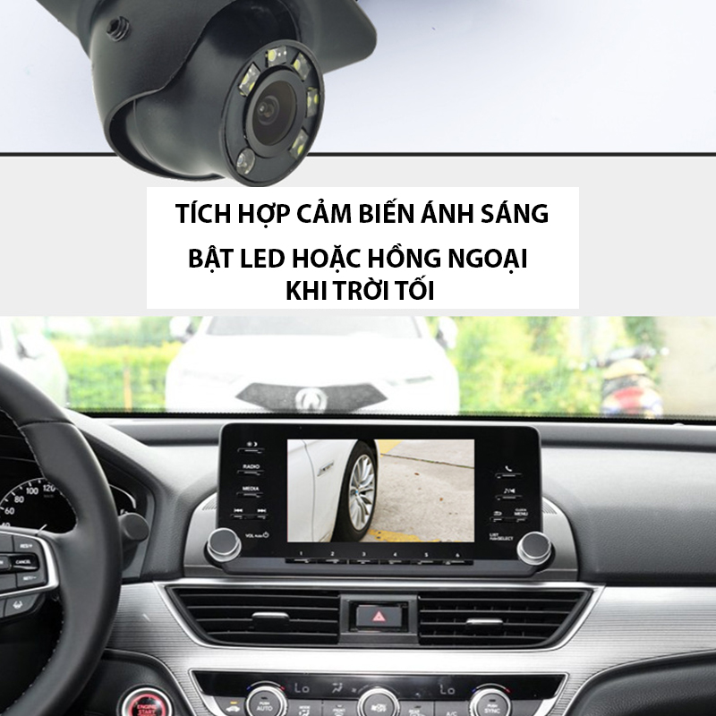 Camera cặp lề dán gương xe hơi AHD