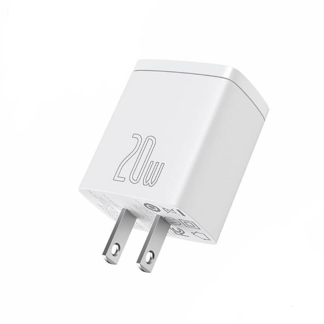 Cốc sạc siêu nhỏ gọn 20W Baseus Compact Quick Charger (USB + Type C, công suất 20W)