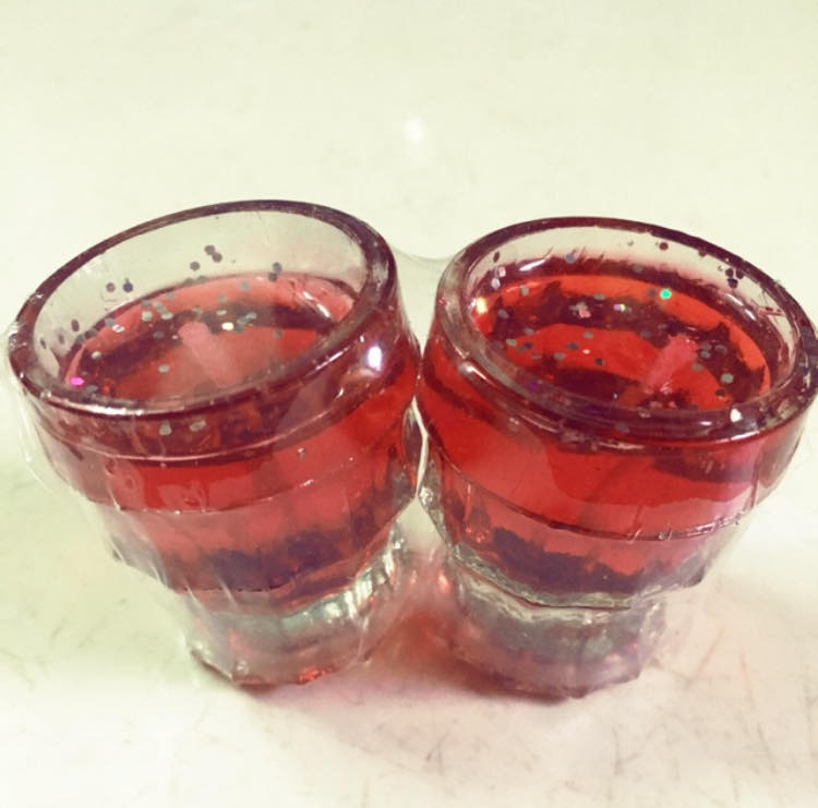 Đèn cầy ly mắc tre