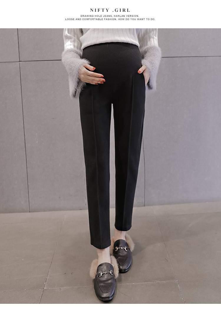 Quần baggy bầu công sở