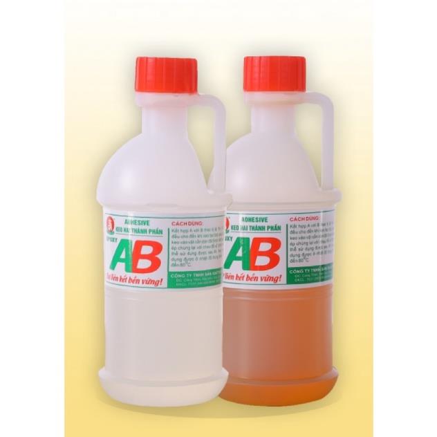 Keo AB 2 thành phần gắn gỗ cặp 700g