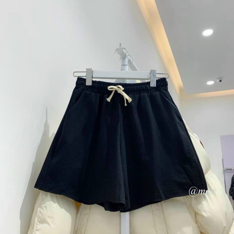 Quần Short Lửng Ống Rộng Cạp Cao Q2066