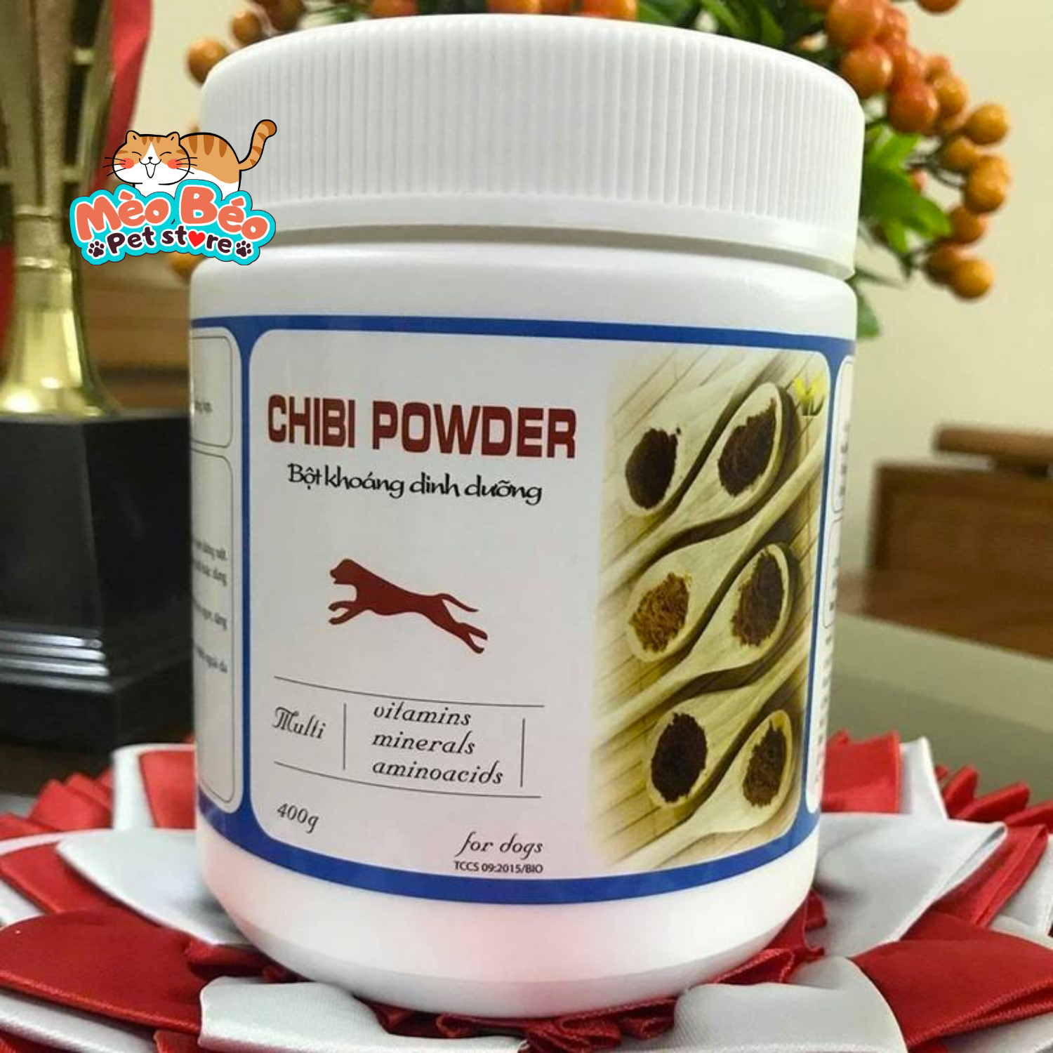 Bột khoáng Chibi Powder - Cho cún biếng ăn, gầy yếu, chậm lớn