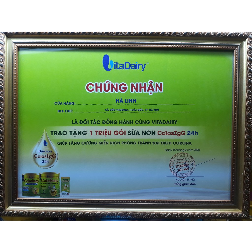 [Quét mã tích điểm] Sữa Bột Colos DHA 0+ 1+ 800g [Date mới nhất]