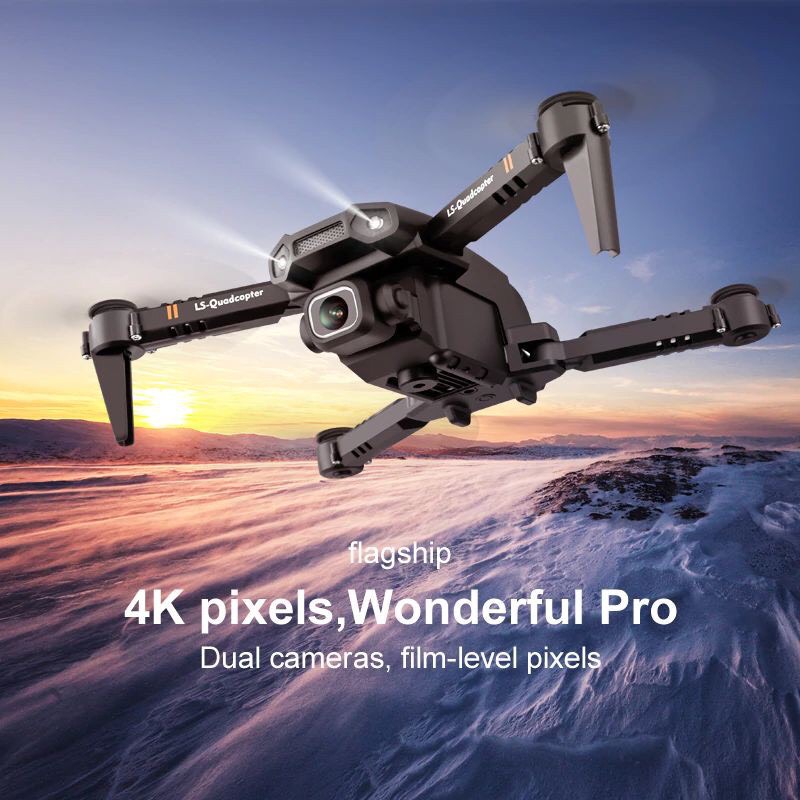 Flycam drone mini LS-XT6, Máy bay flycam 4 cánh điều khiển từ xa 4K chống rung quang học, Camera wifi sắc nét 720P, Giá rẻ hơn flycam 4k s167, l900 pro, l106 pro, SJRC F11 Pro, SE, Faith 2, Bugs 16 Pro, KF101, SG 108, Mavic 2 Pro, SG700, FS609