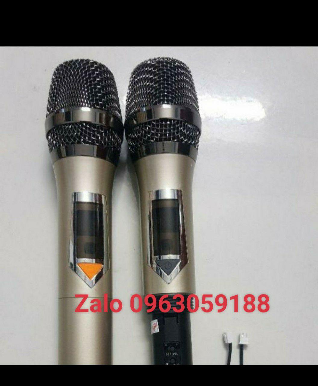 Mic không dây giành cho loa kéo - 1 cặp - Set tần số
