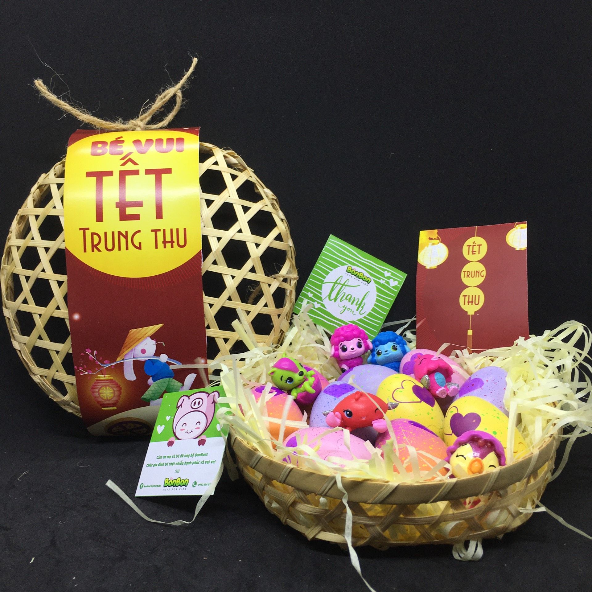 Giỏ trứng Hatchimals - quà tặng trung thu (10 trứng không trùng mẫu thú)