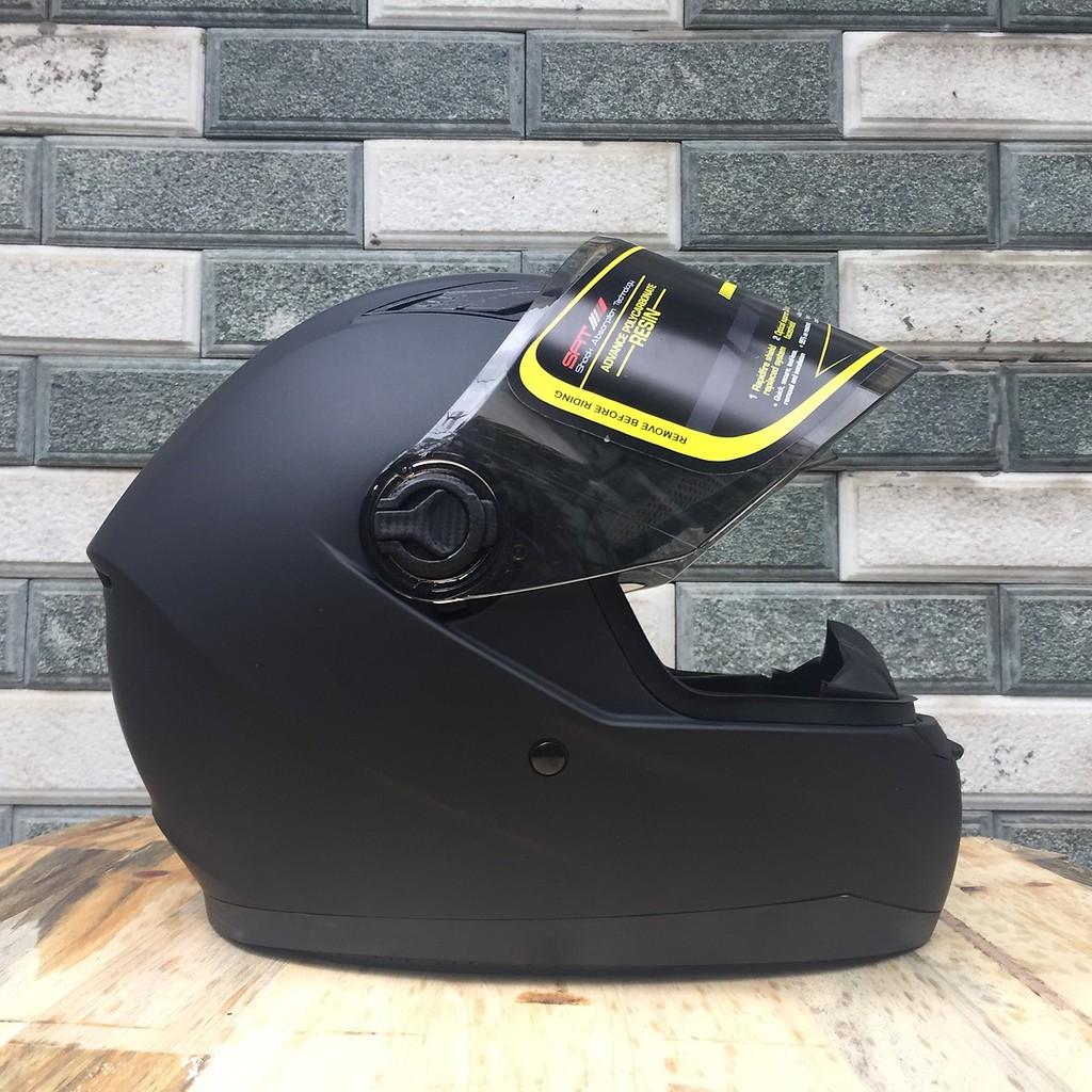 Mũ bảo hiểm Fullface Asia MT136 Đen