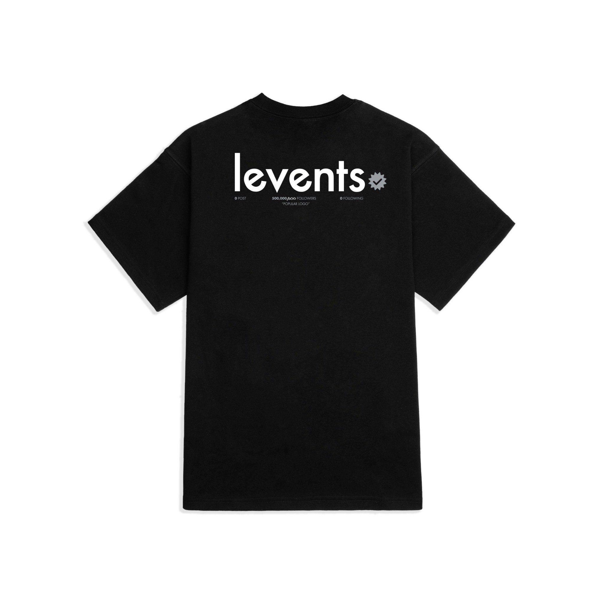 Áo thun LEVENTS Tee basic form rộng tay lỡ unisex nam nữ Trắng Đen Xanh