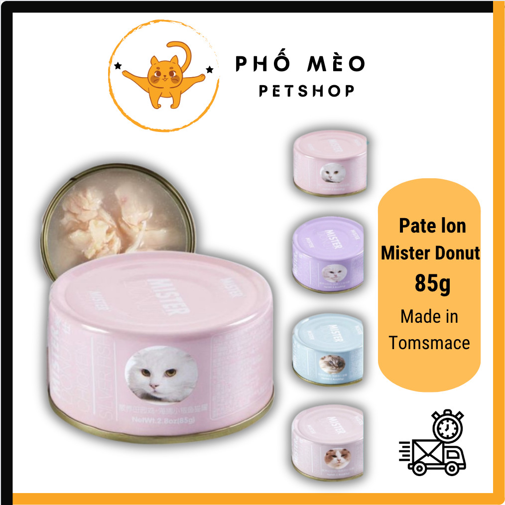 Pate cho mèo Mister Donut 85G dòng G