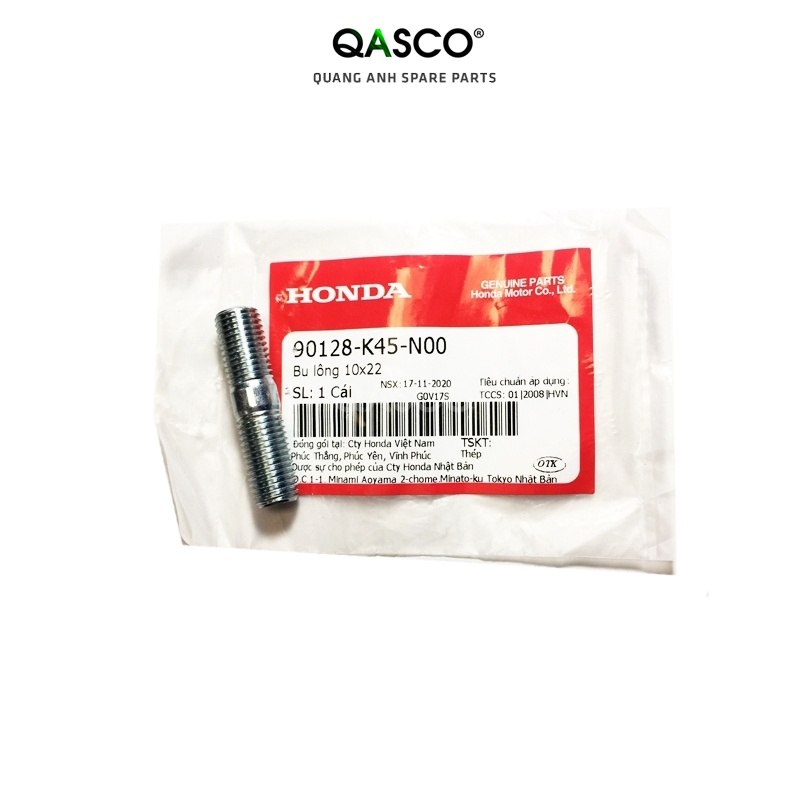 Bu lông ren 2 đầu bắt nhông tải sau honda winner 150 / winner x _416