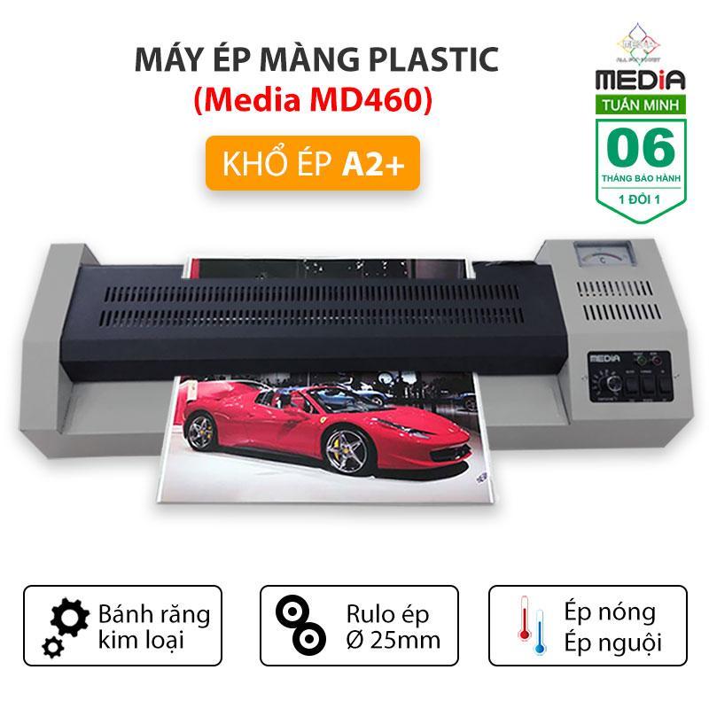 Máy Ép Màng Plastic Media MD460 Khổ A2 - Rulo 25mm