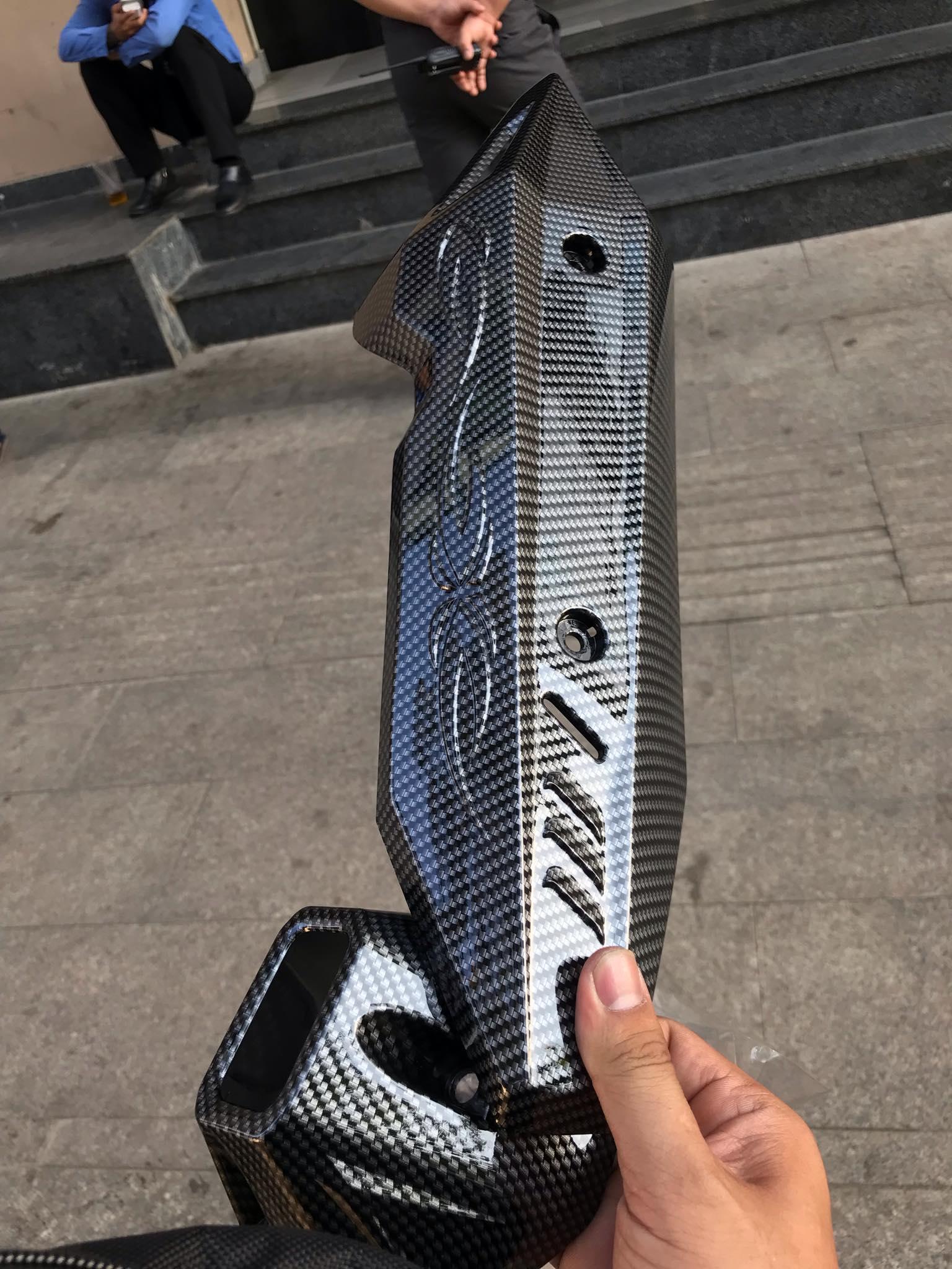 Bộ ốp đít bô carbon vario 2018