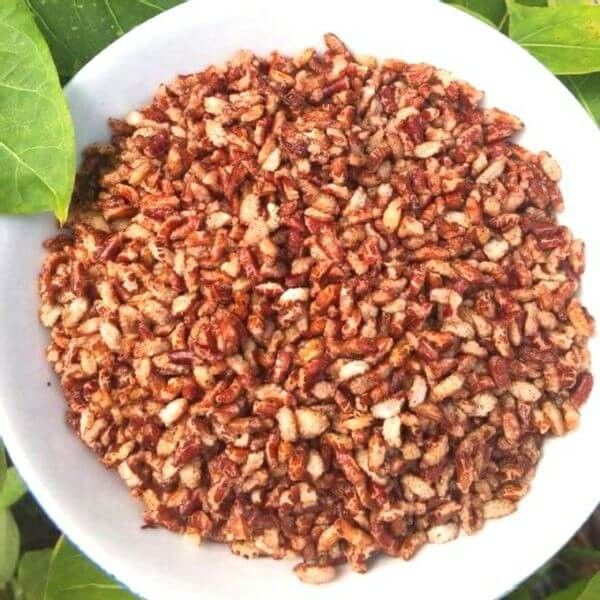 Gạo lứt sấy thường - Gạo lứt sấy rong biển làm bánh , ngũ cốc 500g