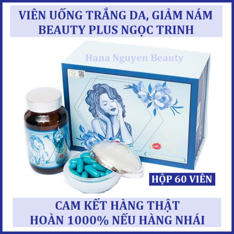 Viên Uống Trắng Da Beauty Plus Ngọc Trinh - Cam Kết Hàng Thật 100% giá rẻ